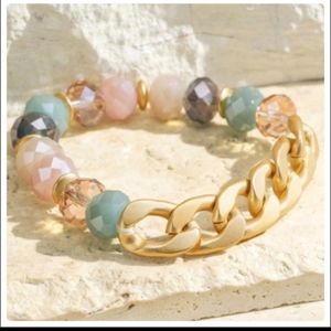 2 for $20 NWT Chunky Glass Bead Bracelet